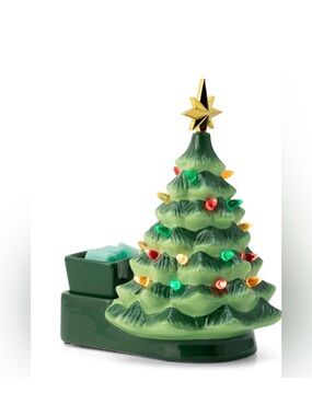 Scentsy Merry Little Christmas Tree Warmer Decorative Ceramic NIB 2025